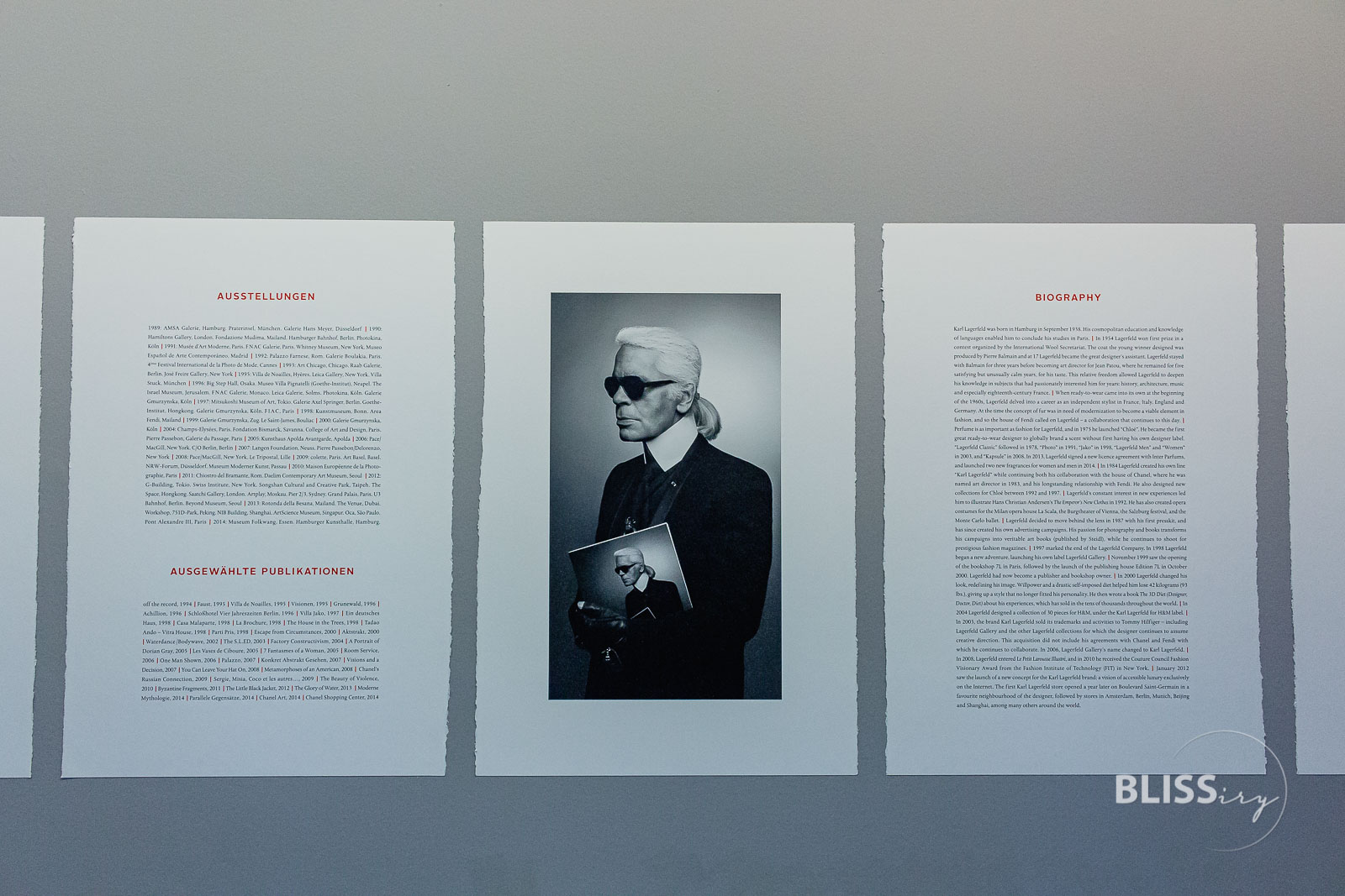 Karl Lagerfeld Ausstellung in Bonn - Bundeskunsthalle Museum passend zur Fashionweek