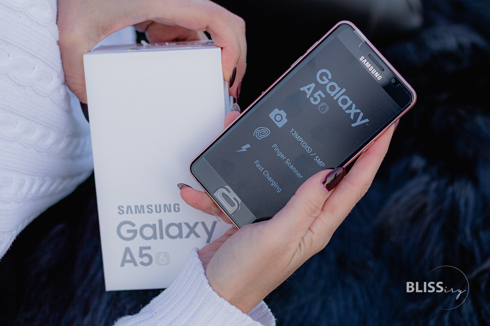 Samsung Galaxy A5-2016 - Produkttest - Vorstellung A5-Telefon in pink-rose-gold